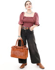 American Darling Genuine Suede Leather women bag western handbag purse