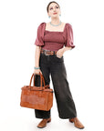 American Darling Genuine Suede Leather women bag western handbag purse