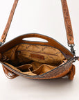 American Darling Crossbody Hand Tooled Genuine Suede Leather Women Bag Western Handbag Purse