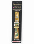 American Darling I watch Strap Genuine Leather With Beautiful Cactus Hand Painted Smart Watch Strap