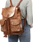 American Darling Backpack Hair-On Genuine Leather women bag western handbag purse