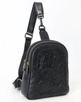 American Darling Large Crossbody Beautifully Hand Tooled Genuine Leather women bag western handbag purse