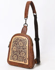 American Darling Sling Hand Tooled Genuine Leather women bag western handbag purse