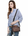 American Darling Wallet Beautifully Hand Tooled Genuine Leather women bag western handbag purse