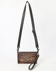 American Darling Small Crossbody Beautifully Hand Tooled Genuine Leather women bag western handbag purse