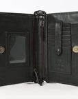 American Darling Wallet Beautifully Hand Tooled Genuine Leather women bag western handbag purse
