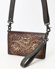 American Darling Wallet Beautifully Hand Tooled Genuine Leather women bag western handbag purse