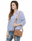 American Darling Wallet Beautifully Hand Tooled Genuine Leather women bag western handbag purse