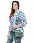 American Darling Wallet Beautifully Hand Tooled Genuine Leather women bag western handbag purse