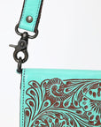 American Darling Wallet Beautifully Hand Tooled Genuine Leather women bag western handbag purse
