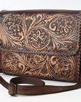 American Darling Crossbody Beautifully Hand Tooled Genuine Leather women bag western handbag purse