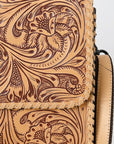 American Darling Crossbody Beautifully Hand Tooled Genuine Leather women bag western handbag purse