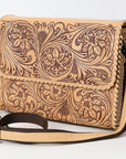 American Darling Crossbody Beautifully Hand Tooled Genuine Leather women bag western handbag purse