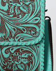 American Darling Crossbody Beautifully Hand Tooled Genuine Leather women bag western handbag purse