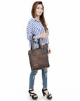 American Darling Tote Beautifully Hand Tooled Genuine Leather women bag western handbag purse