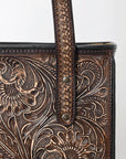 American Darling Tote Beautifully Hand Tooled Genuine Leather women bag western handbag purse