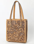 American Darling Tote Beautifully Hand Tooled Genuine Leather women bag western handbag purse