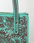 American Darling Tote Beautifully Hand Tooled Genuine Leather women bag western handbag purse