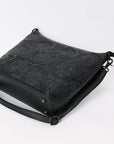 American Darling Large Crossbody Beautifully Hand Tooled Genuine Leather women bag western handbag purse
