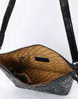 American Darling Large Crossbody Beautifully Hand Tooled Genuine Leather women bag western handbag purse