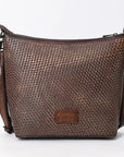 American Darling Large Crossbody Beautifully Hand Tooled Genuine Leather women bag western handbag purse