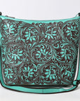 American Darling Large Crossbody Beautifully Hand Tooled Genuine Leather women bag western handbag purse