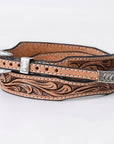 American Darling Hand tooled Hatband Genuine American Leather Western Adjustable Unisex