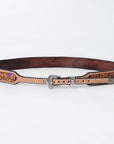 American Darling Hand tooled Hatband Genuine American Leather Western Adjustable Unisex