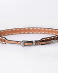American Darling Hand tooled Hatband Genuine American Leather Western Adjustable Unisex