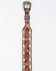 American Darling Hand tooled Hatband Genuine American Leather Western Adjustable Unisex