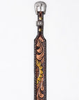 American Darling Hand tooled Hatband Genuine American Leather Western Adjustable Unisex