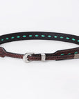 American Darling Hand tooled Hatband Genuine American Leather Western Adjustable Unisex
