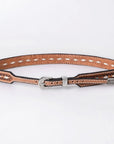 American Darling Hand tooled Hatband Genuine American Leather Western Adjustable Unisex