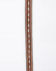 American Darling Hand tooled Hatband Genuine American Leather Western Adjustable Unisex