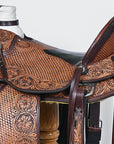 Hilason Western Horse Saddle Wade Ranch Roping American Leather Antique Brown