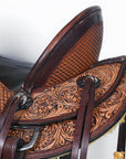 Hilason Western Horse Saddle Wade Ranch Roping American Leather Antique Brown