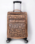 American Darling Travel Case Beautifully Hand Tooled Genuine Leather women bag western handbag purse