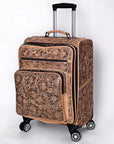 American Darling Travel Case Beautifully Hand Tooled Genuine Leather women bag western handbag purse