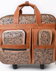 American Darling Travel Case Beautifully Hand Tooled Genuine Leather women bag western handbag purse