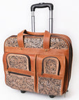 American Darling Travel Case Beautifully Hand Tooled Genuine Leather women bag western handbag purse