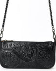 American Darling Small Crossbody Beautifully Hand Tooled Genuine Leather women bag western handbag purse