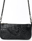 American Darling Small Crossbody Beautifully Hand Tooled Genuine Leather women bag western handbag purse