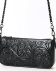 American Darling Small Crossbody Beautifully Hand Tooled Genuine Leather women bag western handbag purse
