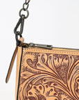 American Darling Small Crossbody Beautifully Hand Tooled Genuine Leather women bag western handbag purse