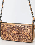 American Darling Small Crossbody Beautifully Hand Tooled Genuine Leather women bag western handbag purse
