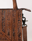 ADBG1608 Tote Hand Tooled Genuine Western Leather Women Bag