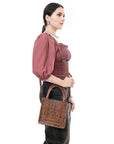 ADBG1608 Tote Hand Tooled Genuine Western Leather Women Bag