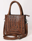 ADBG1608 Tote Hand Tooled Genuine Western Leather Women Bag