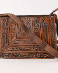 ADBG1609 Crossbody Hand Tooled Genuine Western Leather Women Bag