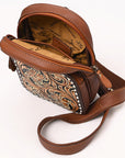 American Darling Hand Curved & Hair On Genuine Leather Sling Bag